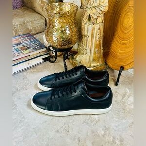 Oliver Cabell Low 1 Black Leather Shoes Sneakers Made in Italy EU Size 45